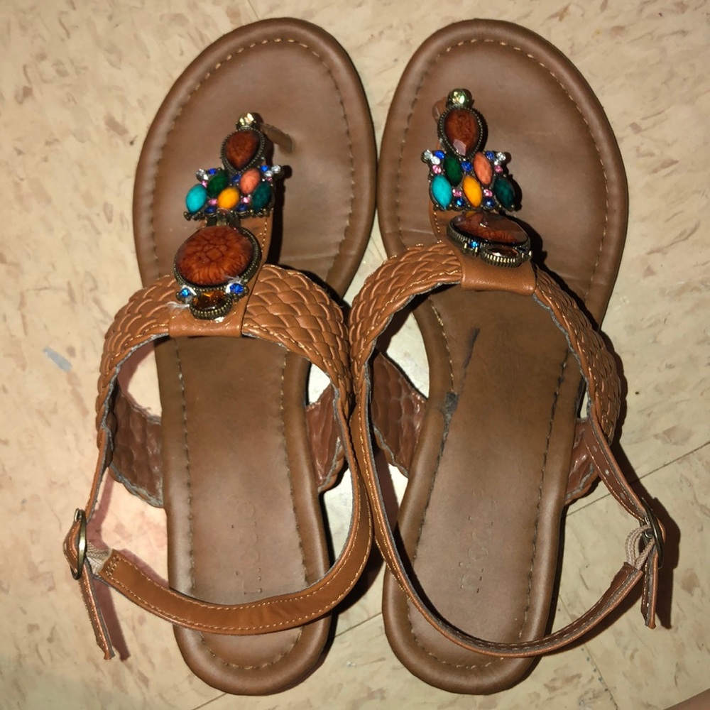High heeled sandals